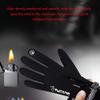 FUFU Gloves Cycling Gloves, Touch Screen Gloves, Windproof Warm Gloves, Non-Slip Winter Warm Gloves, Outdoor Running, Hiking, Driving Gloves (Color : A) view 4