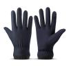 FUFU Gloves Warm Gloves for Cycling Touch Screen Gloves, Non-Slip Winter Gloves, Running Warm Gloves (Color : Blue) view 1