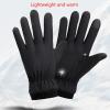 FUFU Gloves Warm Gloves for Cycling Touch Screen Gloves, Non-Slip Winter Gloves, Running Warm Gloves (Color : Blue) view 2