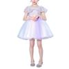 Weileenice Light Purple Flower Girl Dress Lace Embroidered Ruffle Tulle Toddler Wedding Bridesmaid Party Formal Birthday Prom Pageant Ball Gown Princess Photo Shoot Graduation Puffy Tutu Dresses 3-4 view 3