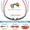 EAZYRUN Sports Polarized Sunglasses Wrap Around motorcycle riding glasses Running Cycling Fishing Driving hiking American Flag Scarf Mask view 2