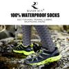 RANDY SUN Military Waterproof Socks for Women, Wading Socks Knee High Tube Kayaking Hunting Hiking Socks Grey& Black, X-small view 3
