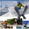 RANDY SUN Military Waterproof Socks for Women, Wading Socks Knee High Tube Kayaking Hunting Hiking Socks Grey& Black, X-small view 4