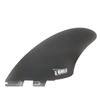FCS II Channel Islands Keel Twin Surfboard Fins - Medium/Smoke view 2