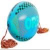 Airhead Orb, Towable Tube Rope Performance Ball, Blue view 1