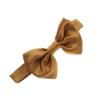 My Lello Classic Men's Pre- Tied Satin Adjustable Bow Tie Solid Formal Tuxedo Style - Old Gold view 1