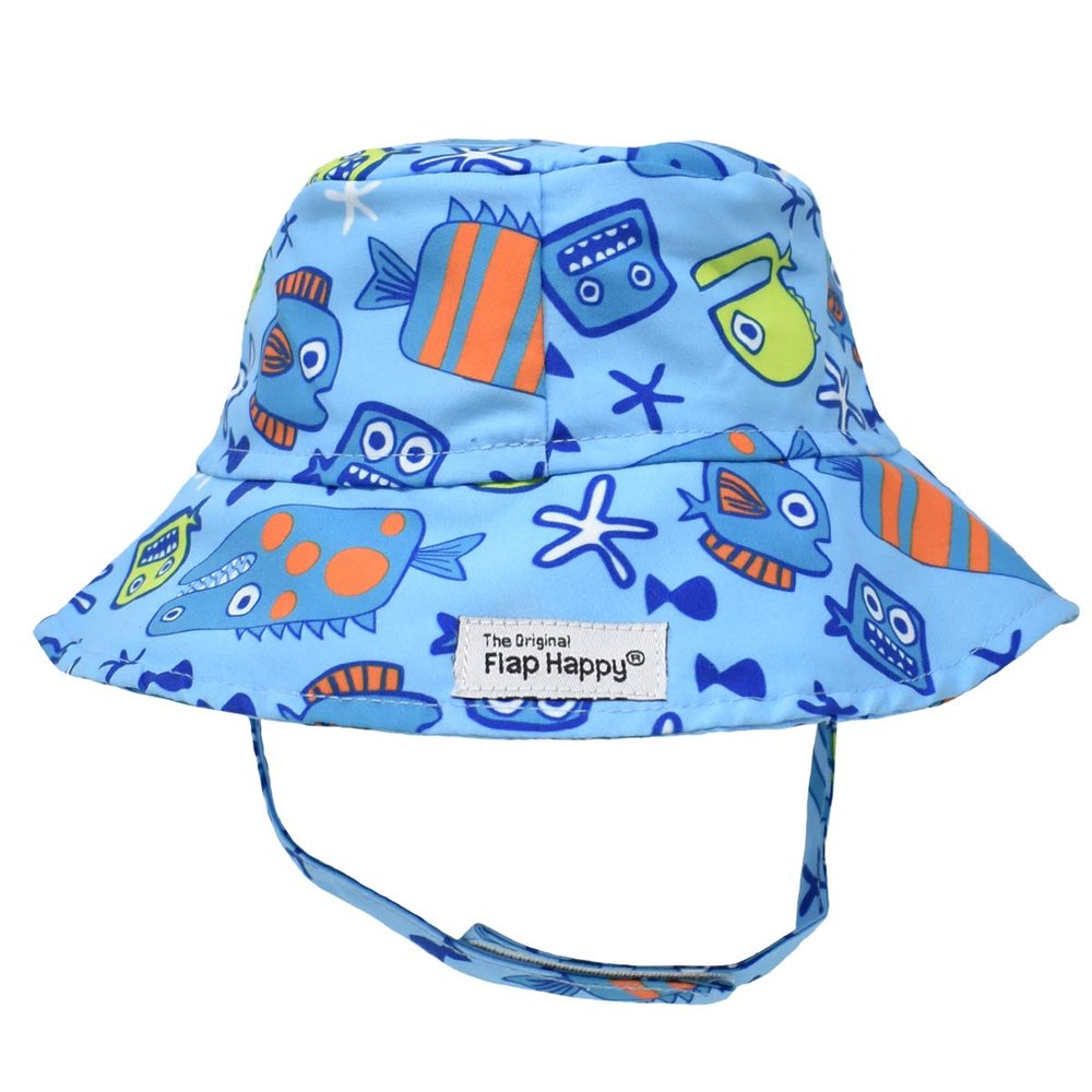 Flap Happy Baby Boys' Bucket, Something's Fishy, X-Small (0-3m)