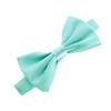 My Lello Classic Boy's Pre- Tied Satin Adjustable Bow Tie Solid Formal Tuxedo Style - Aqua view 1