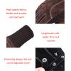 FUFU Gloves Wind-Proof and Cold-Proof Gloves, with Touch Screen Fingers, Cold-Proof and Warm Gloves, Suitable for Working in Cold Weather (Color : A) view 4