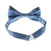 My Lello Classic Baby Pre- Tied Satin Adjustable Bow Tie Solid Formal Tuxedo Style - Light Gold view 3