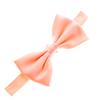 My Lello Classic Baby Pre- Tied Satin Adjustable Bow Tie Solid Formal Tuxedo Style - Petal Peach view 1