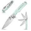 Eafengrow EF967 Pocket Folding Knife with Pocket Clip Fast Opening Ball Bearing Folder G10 Handle D2 Blade EDC Tactical Knife for Outdoor Camping Hiking(Jade) view 1