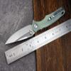 Eafengrow EF967 Pocket Folding Knife with Pocket Clip Fast Opening Ball Bearing Folder G10 Handle D2 Blade EDC Tactical Knife for Outdoor Camping Hiking(Jade) view 3