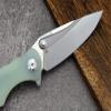 Eafengrow EF967 Pocket Folding Knife with Pocket Clip Fast Opening Ball Bearing Folder G10 Handle D2 Blade EDC Tactical Knife for Outdoor Camping Hiking(Jade) view 4