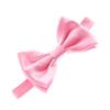 My Lello Classic Men's Pre- Tied Satin Adjustable Bow Tie Solid Formal Tuxedo Style - Pink view 1
