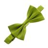 My Lello Classic Baby Pre- Tied Satin Adjustable Bow Tie Solid Formal Tuxedo Style - Leaf Green view 1