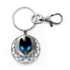 Alien Keychain, UFO Key Ring, Hipster Jewelry, Geek Jewelry, Outer Space, Science Keychain, Gift for Friend, Brother Gift,M209 view 1