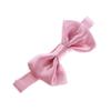My Lello Classic Men's Pre- Tied Satin Adjustable Bow Tie Solid Formal Tuxedo Style - Dusty Rose view 1