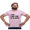 Go All Out XX-Large Pink Adult I Can't I Have Plans in The Garage Funny T-Shirt view 1