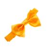 My Lello Classic Baby Pre- Tied Satin Adjustable Bow Tie Solid Formal Tuxedo Style - Golden Yellow view 1