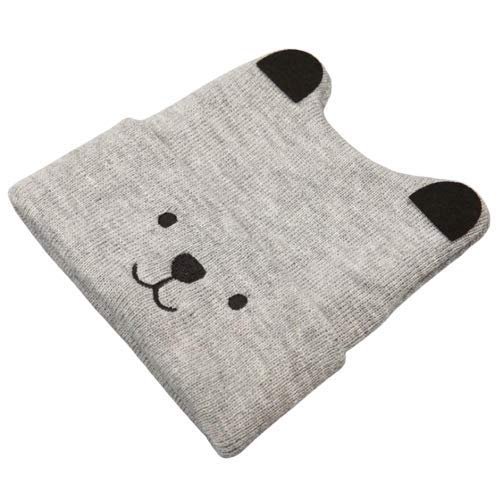 dadad Children's Winter Hats Cute Knitted Woolen Hats Baby Warm Children's Hats for Boys and Girls Gray