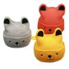 dadad Children's Winter Hats Cute Knitted Woolen Hats Baby Warm Children's Hats for Boys and Girls Gray view 2