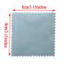 50pcs Jewelry Cleaning Cloth Polishing Cleaning Cloths for Sterling Silver Gold Platinum Platinum Jewelry, Watch Coins Non Toxic Tarnish Remover Keeps Jewelry Clean and Shiny, 3.2 x 3.2 inches view 2