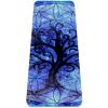 LEVEIS Yoga Mat Tree of Life Symbol Thick Non Slip Exercise Workout Mats for Home Gym Floor Travel view 1
