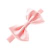 My Lello Classic Boy's Pre- Tied Satin Adjustable Bow Tie Solid Formal Tuxedo Style - Pink Blush view 1