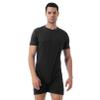 easyforever Men Short Sleeve Athletic Leotard Sports Bodysuit Gym Undershirts Boxers Wrestling Singlets Black X-Large view 2