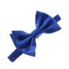 My Lello Classic Boy's Pre- Tied Satin Adjustable Bow Tie Solid Formal Tuxedo Style - Royal Blue view 1