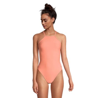 Speedo Women's Swimsuit One Piece Endurance Turnz Tie Back Solid