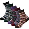 FYC Women Socks Winter - Gifts for Women - Warm Thick Soft Wool Cozy Crew Socks Christmas Stocking Stuffers Gifts for Woman (Multicolor-9-5pairs) view 1
