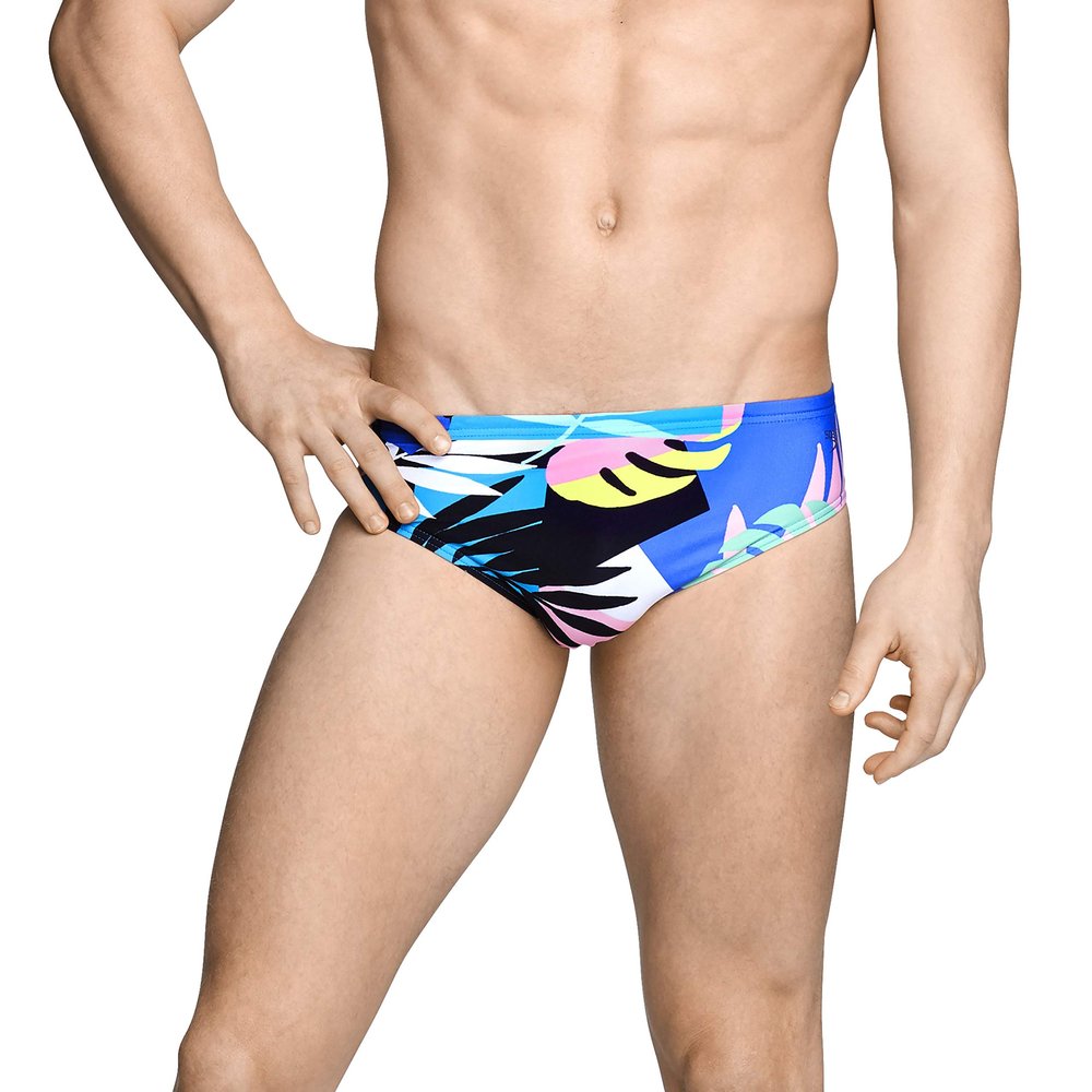 Speedo Men's Swimsuit Brief Endurance Lite Turnz Printed