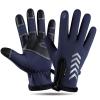 FUFU Gloves Running Gloves, Touch Screen Gloves, Winter Gloves, Sports Elastic Thin Gloves, Black, Blue, Gray (Color : Blue) view 1