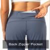 Soothfeel Women's Joggers with Zipper Pockets High Waisted Athletic Workout Yoga Pants Joggers for Women Dusty Blue view 3