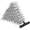 40 Pack Trampoline Springs 5.5 Heavy Duty Galvanized Steel Replacement Trampoline Parts Springs with T Hook, Great for Outdoor Trampoline Aotob, Skywalker, JumpKing, UpperBounce, SkyBound view 1