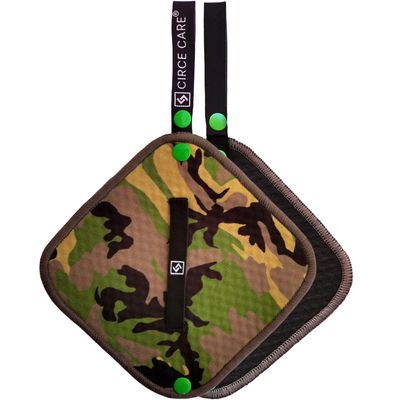 CIRCE CARE Pee Cloth: Silver Infused Pee rag for Women who Pee Outdoors, Reusable Absorbent Wipes, Ecofriendly alt. to Toilet Paper, Female Urination Solution for Camping, Hiking, Travel (1pc Camo)