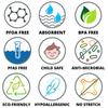 CIRCE CARE Pee Cloth: Silver Infused Pee rag for Women who Pee Outdoors, Reusable Absorbent Wipes, Ecofriendly alt. to Toilet Paper, Female Urination Solution for Camping, Hiking, Travel (1pc Camo) view 3