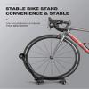 ROCKBROS Foldable Bike Stand Floor Alloy Bicyle Stand Folding Indoor Parking Wheel Holder Fit 20-29 (Black) view 2