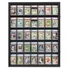 Lockable 35 Graded Sports Card Display Case, for Football, Baseball, Basketball, Hockey Cards (Vertical-Black Finish) view 2