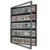 Lockable 35 Graded Sports Card Display Case, for Football, Baseball, Basketball, Hockey Cards (Vertical-Black Finish) view 3