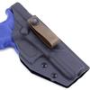 [1 Pair] HolsterSmith - (5.75 inch) - IWB Soft Belt Loops - (Flat Dark Earth)  HD Ruberized Nylon - w/Pull-The-Dot Security Snaps & Mounting Hardware - (Fits 1.25-2.0 inch Belts (Adjustable) view 3