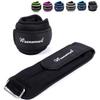 Ankle Weights, 5 LBS 1 Pair (2.5 LB Each Weight) Wrist Leg Arm Weights for Women Men Kids, Strength Training Weighted with Adjustable Strap for Jogging, Gym Workout, Aerobics, Physical Therapy(Black) view 1