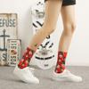Novelty Custom Face Socks, Personalized Picture Printed Socks for Men, Women (Red, Medium) view 4