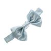 My Lello Classic Baby Pre- Tied Satin Adjustable Bow Tie Solid Formal Tuxedo Style - Smoky Blue view 1