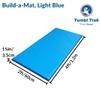 Tumbl Trak Build-A-Mat for Gymnastics, Cheer, Dance, and Fitness, 2FT x 4FT x 1-3/8IN, Light Blue view 3