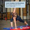 Tumbl Trak Build-A-Mat for Gymnastics, Cheer, Dance, and Fitness, 2FT x 4FT x 1-3/8IN, Carpet view 4