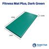 Tumbl Trak Build-A-Mat for Gymnastics, Cheer, Dance, and Fitness, 2FT x 5FT x 1-3/8IN, Dark Green view 3