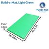 Tumbl Trak Build-A-Mat for Gymnastics, Cheer, Dance, and Fitness, 2FT x 5FT x 1-3/8IN, Light Green view 3